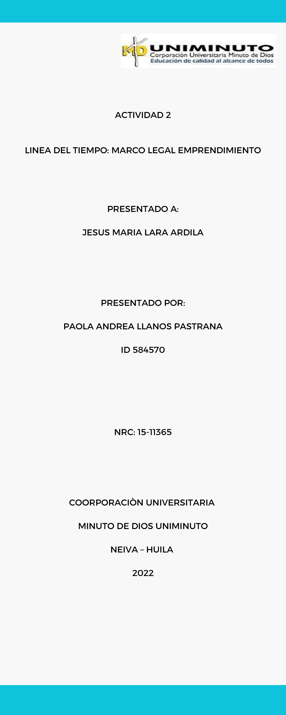 Act. 2 línea de tiempo del emprendimiento - ACTIVIDAD 2 LINEA DEL ...