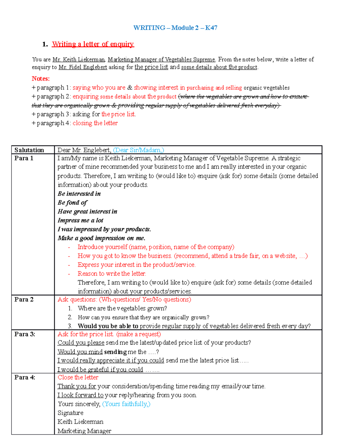 Writing-Module 2 - K46 - Writing-Module 2 - K46 - WRITING – Module 2 ...