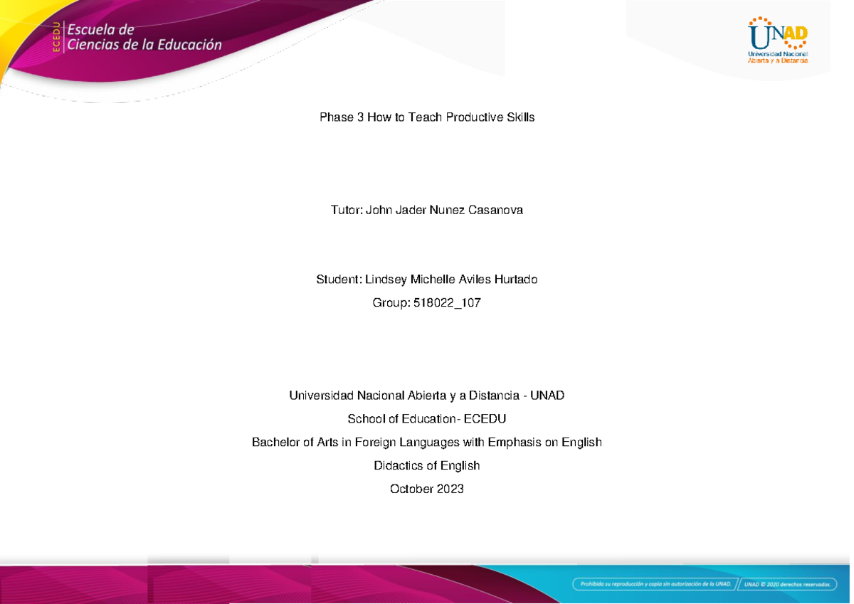 Lindsey Michelle AViles Hurtado Phase 3 518022 - Phase 3 How to Teach ...