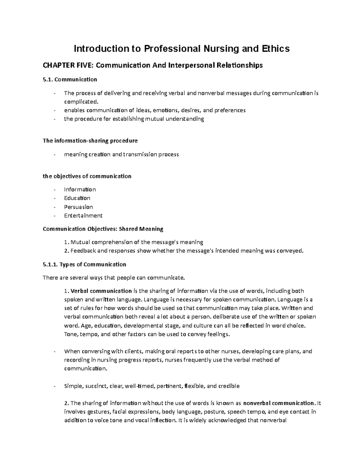 Introduction to Professional Nursing and Ethics 19 - Introduction to ...