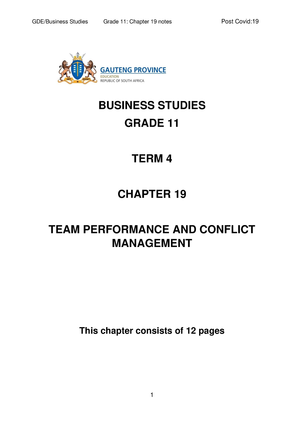 presentation of business information grade 11 business studies