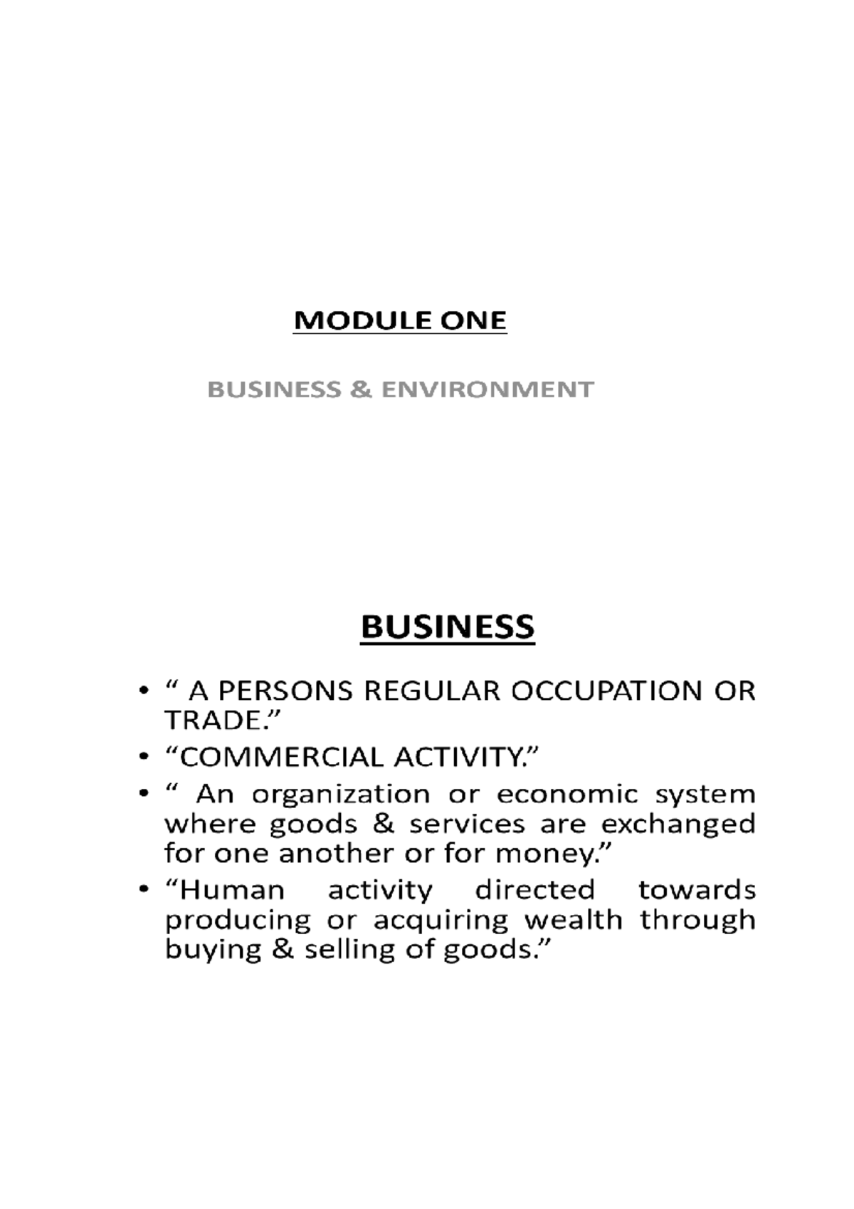 Business Studies - - Studocu