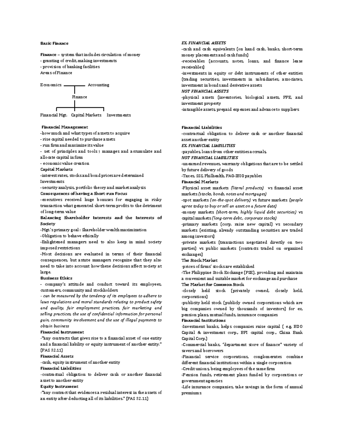 basic-finance-notes-finance-notes-basic-finance-finance-system