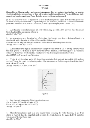 Physics Lab 1 Prac. - PROJECT 1: Measurements and Uncertainties ...