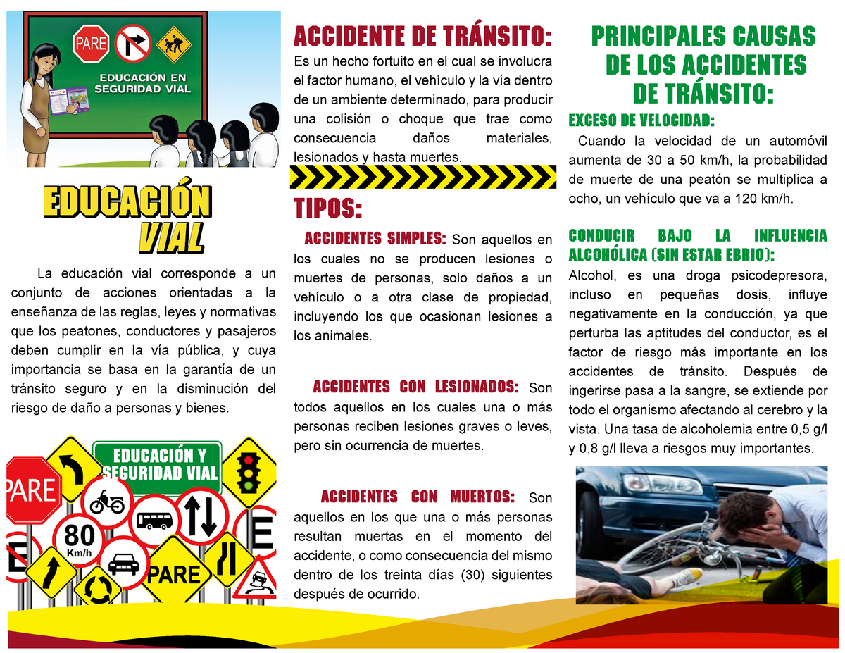 Seguridad_vial12 - La EducaciÛn Vial Corresponde A Un Conjunto De ...