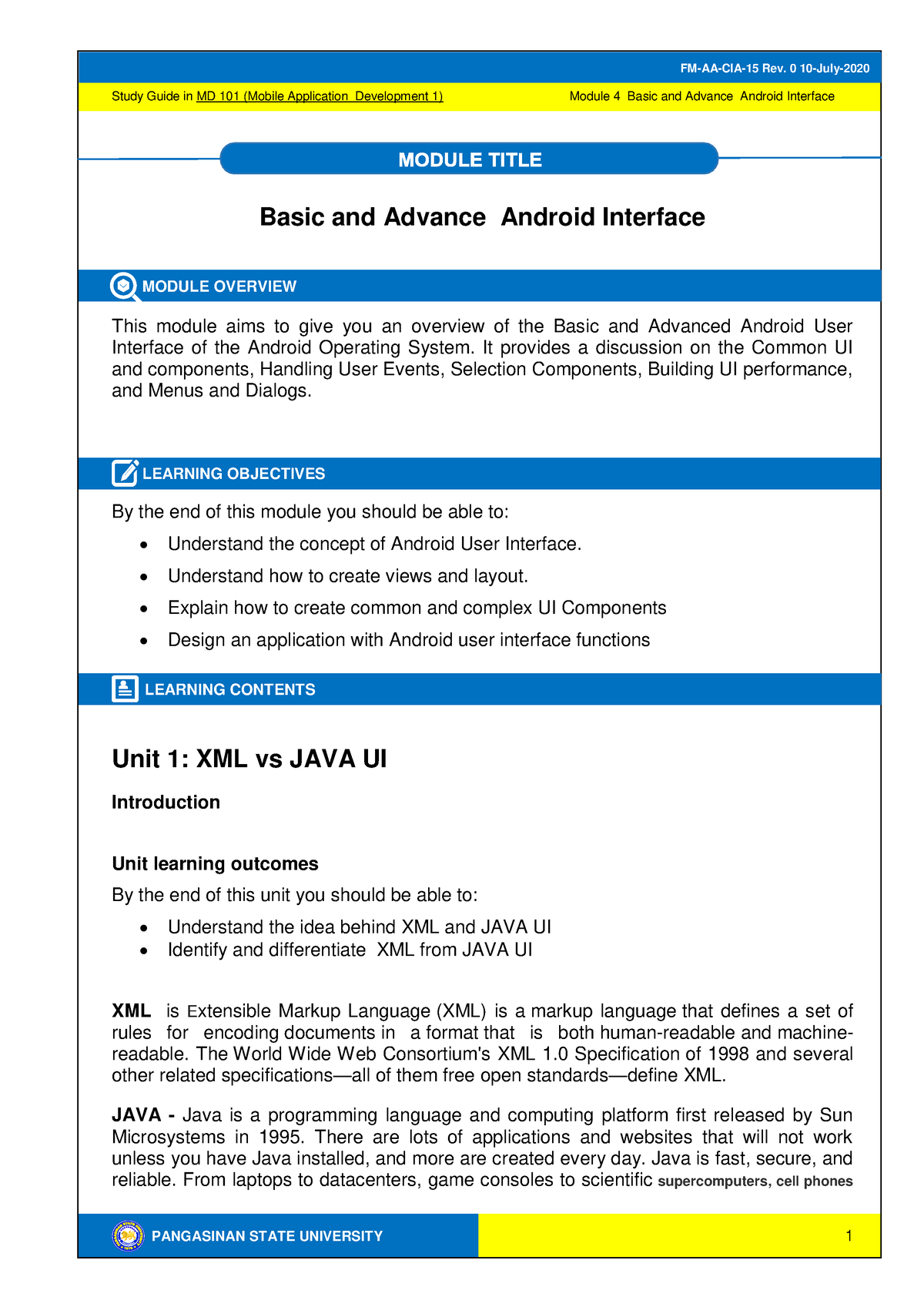 md 101 case study