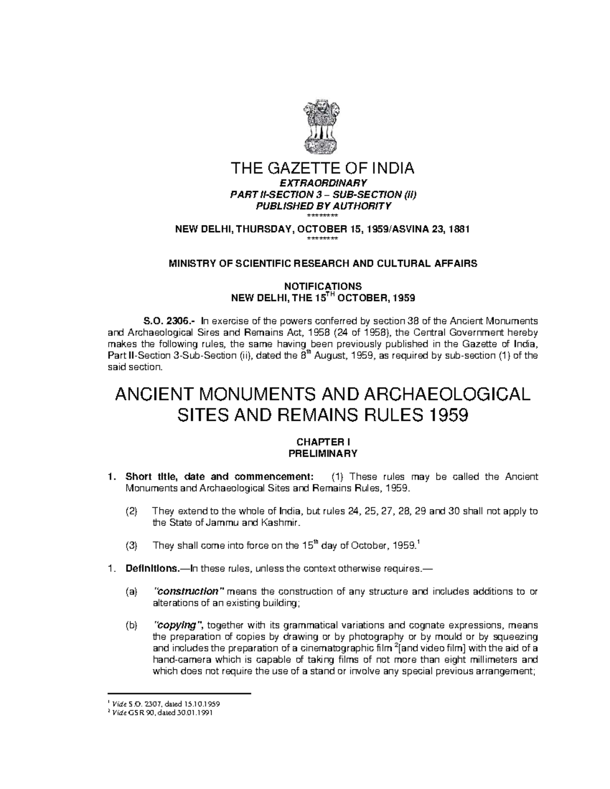 7 - Assignment - THE GAZETTE OF INDIA EXTRAORDINARY PART II-SECTION 3 ...