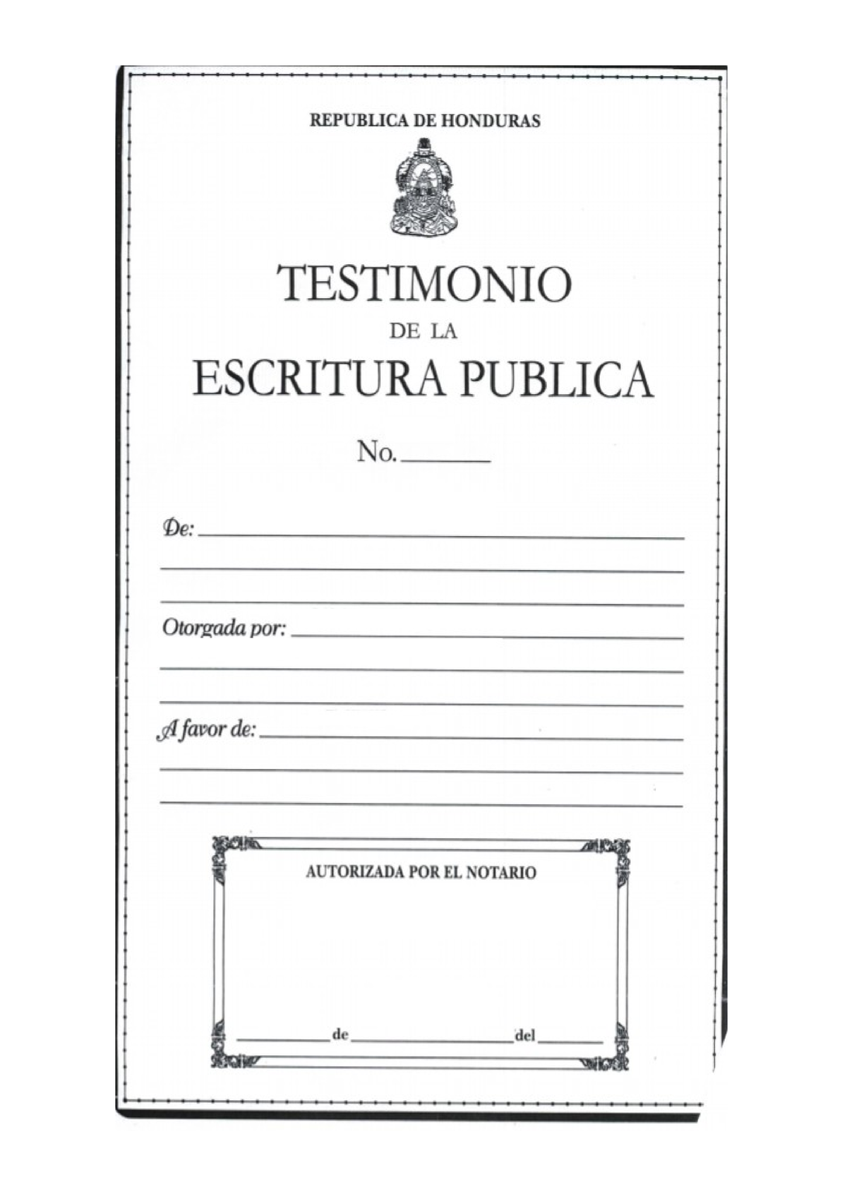 Ejemplo De Escritura De Negocio Borrador De Escritura Favor Cambiar Lo Descrito En El Ejemplo