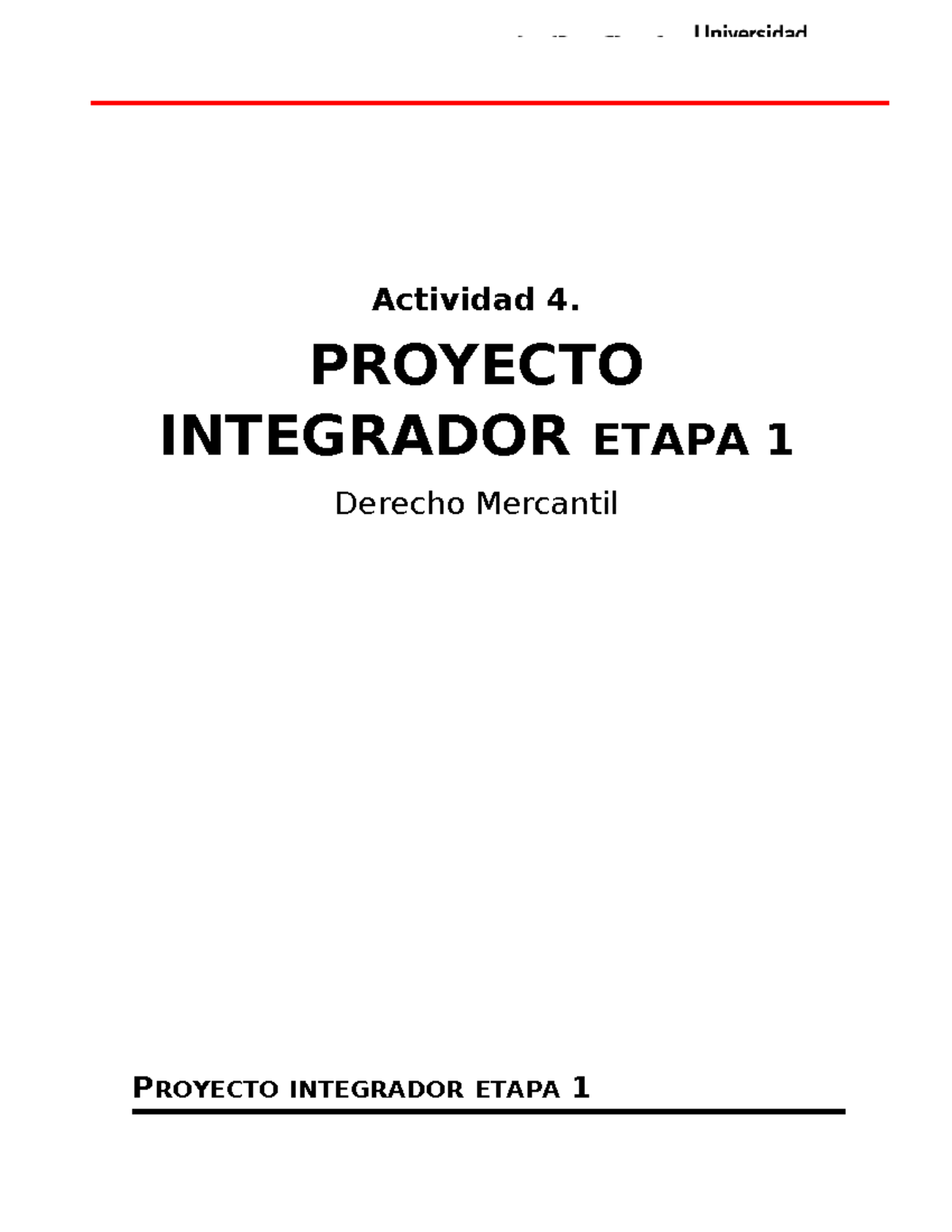 Actividad 4 Proyecto Integrador Etapa 1a6 Derecho Mer El Objetivo