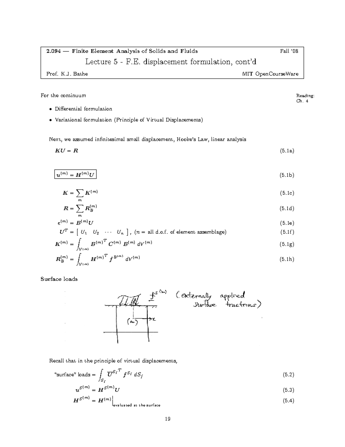 The information about finite element displacement formulation - 2 ...