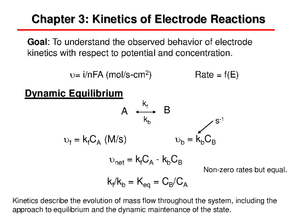 Lecture notes, lecture 3 Bard & faulkner chapter 3 Goal To