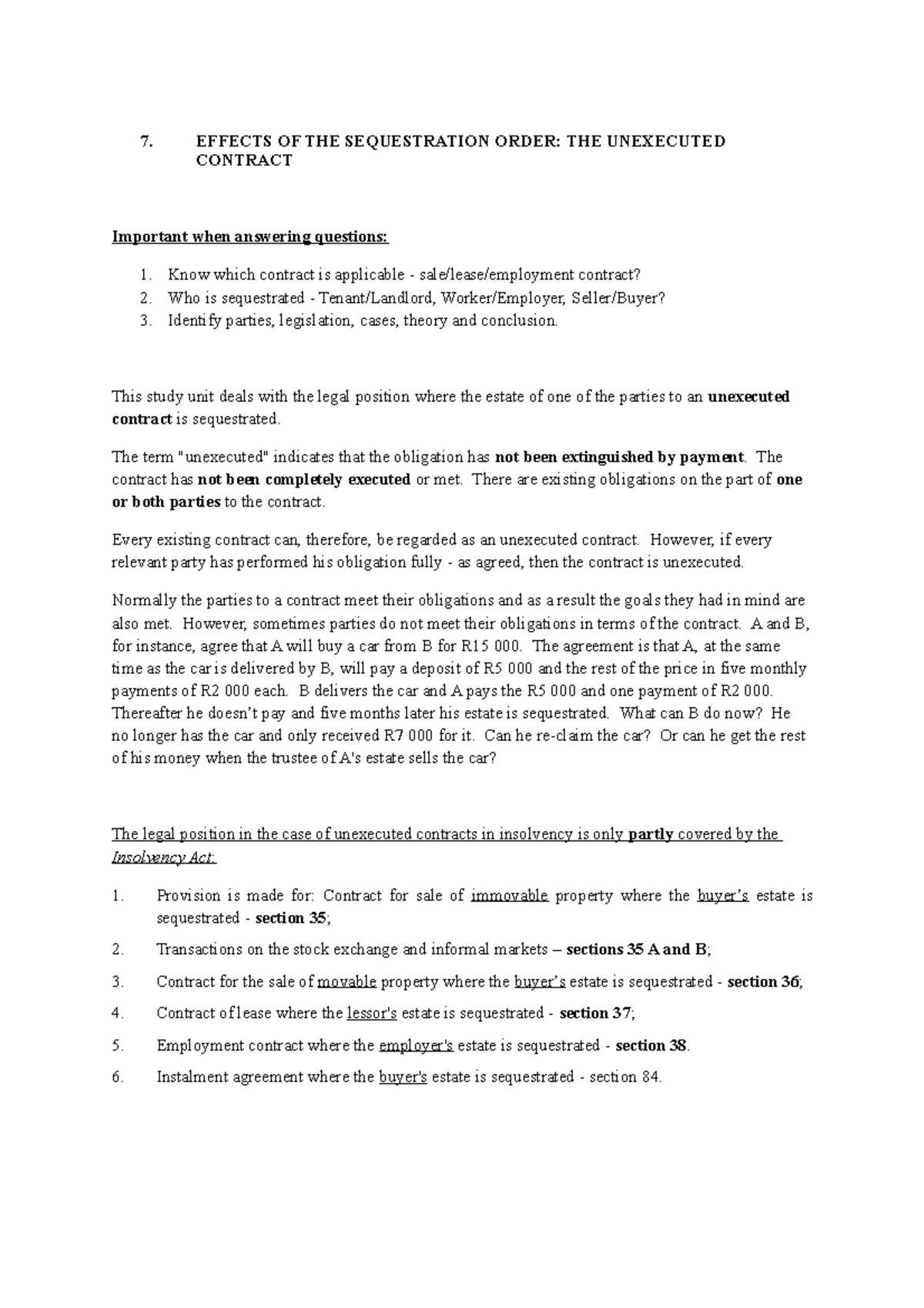 study-unit-7-7-effects-of-the-sequestration-order-the-unexecuted