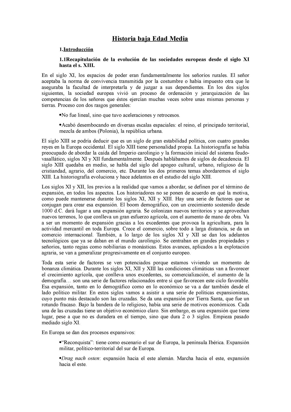 Apuntes Historia De La Baja Edad Media Siglos Xiii Xv Historia Baja Edad Media 1ón 1ón De La 4560