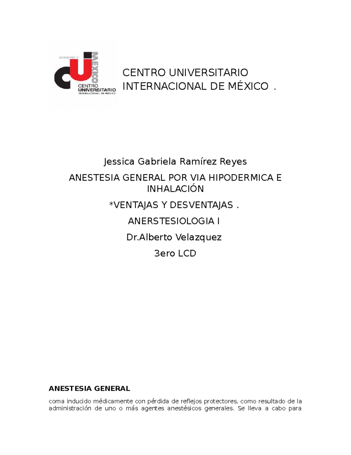 Centro Universitario Internacional DE Méxicocentro univ CENTRO UNIVERSITARIO INTERNACIONAL DE Centro Universitario Internacional DE Méxicocentro univ CENTRO UNIVERSITARIO INTERNACIONAL DE