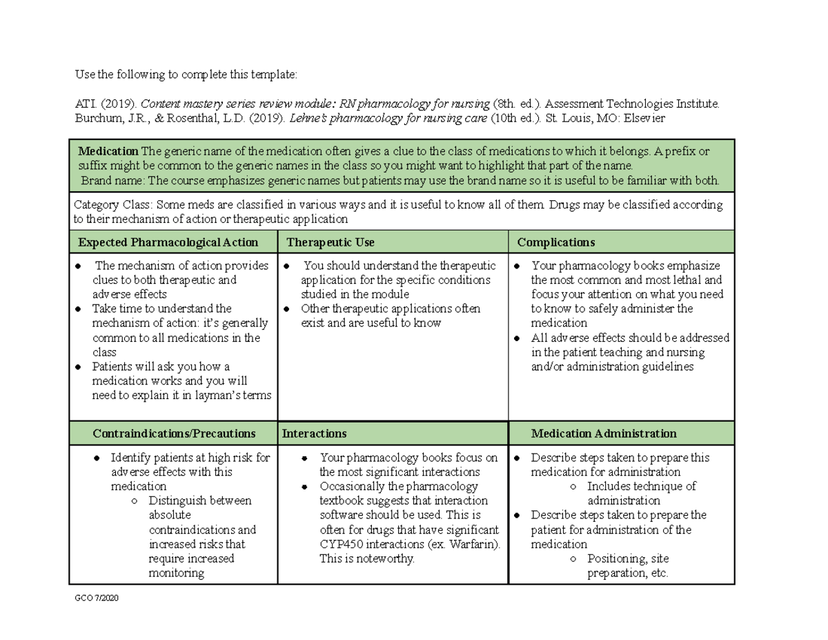 Tips for Active Learning Templates - Use the following to complete this ...