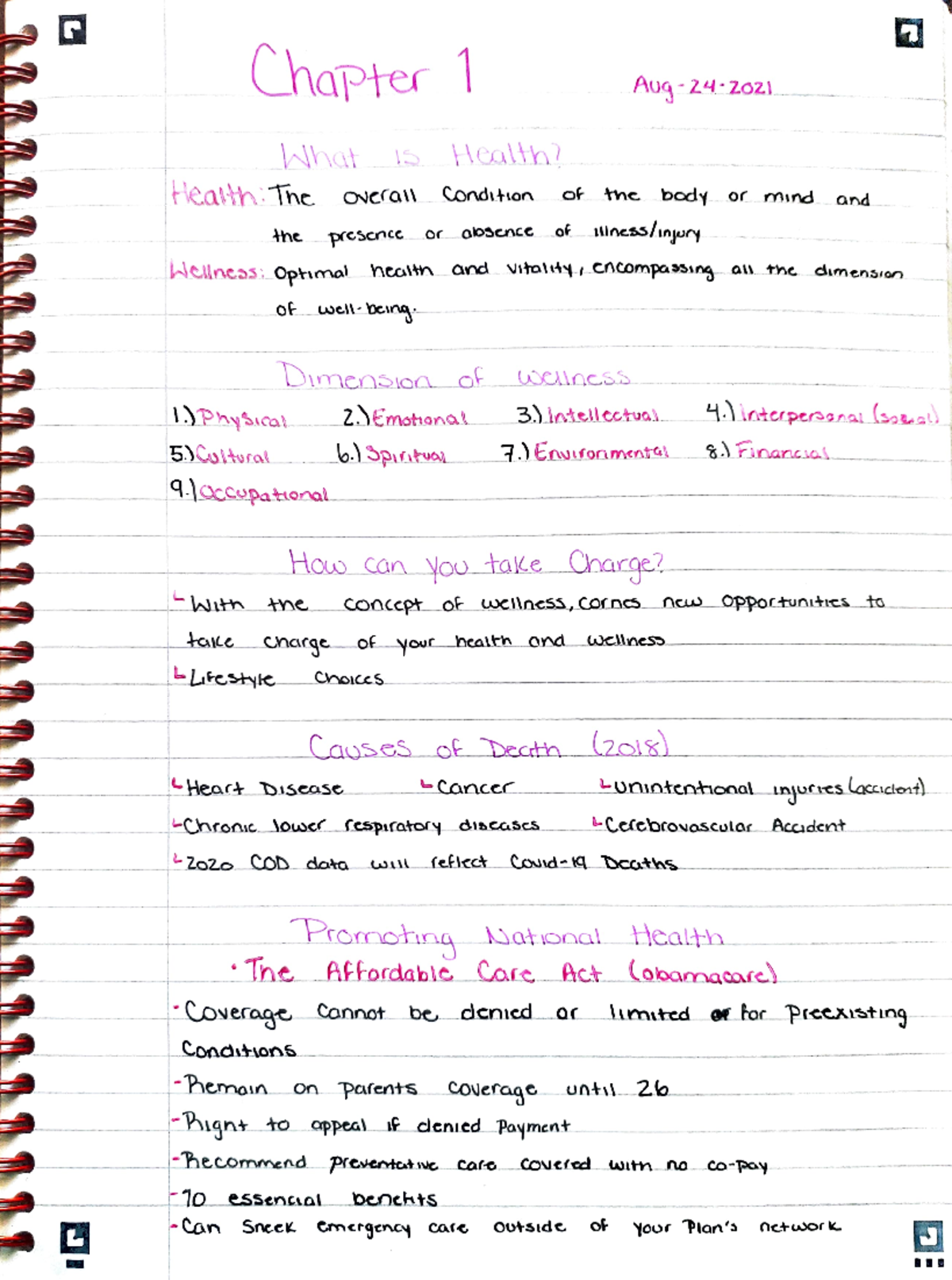 Chapter 1 - Lecture notes Week 1 - Chapter 1 Ahat ealthThe S Health ...