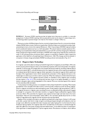 Electrical Engineering notes (97) - Information Recording and Storage ...