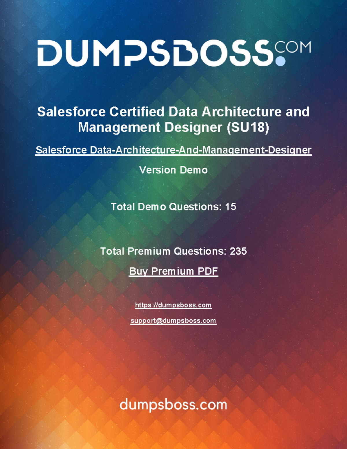 Data-Architecture-And-Management-Designer-demo - A. They do not include ...