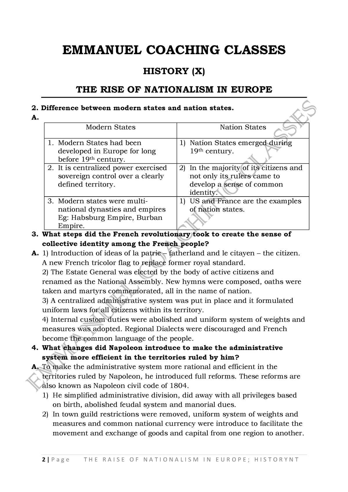 The Rise of Nationalism in Europe - Excellup