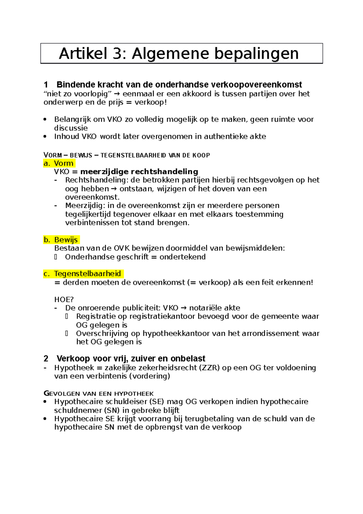 Artikel 3 -Algemene Bepalingen - Artikel 3: Algemene Bepalingen 1 ...