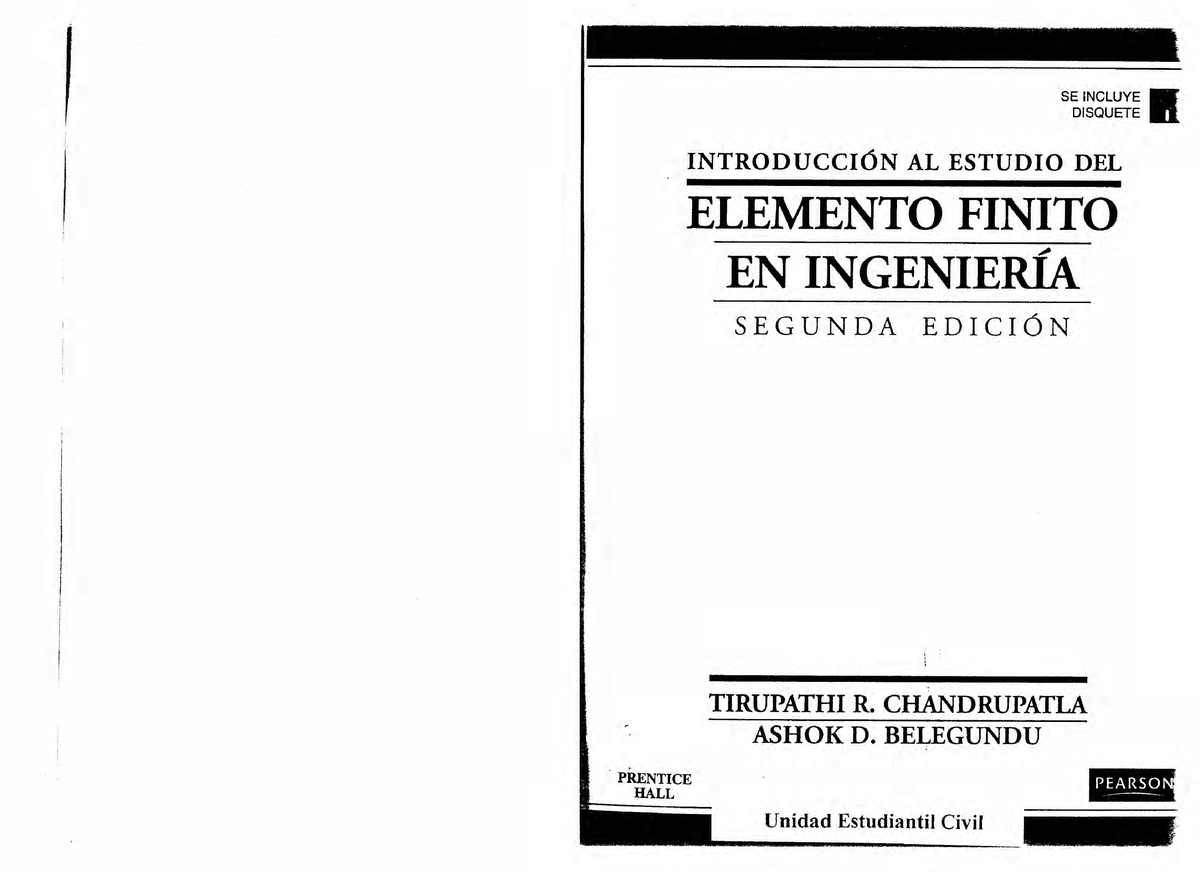 497410383 Introduccion Al Estudio Del Elemento Finito En Ingenieria 2da ...