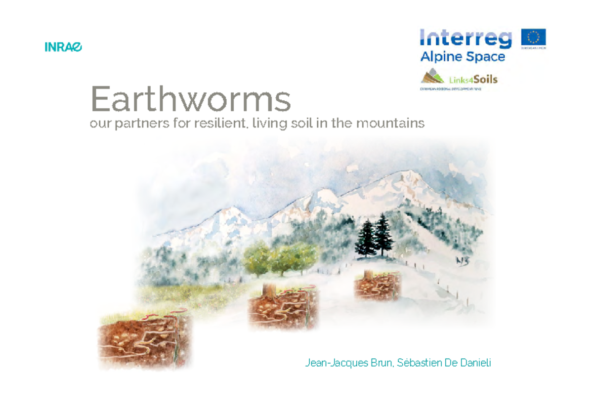 Eathworms-1 - Identification of species - Earthworms our partners for ...