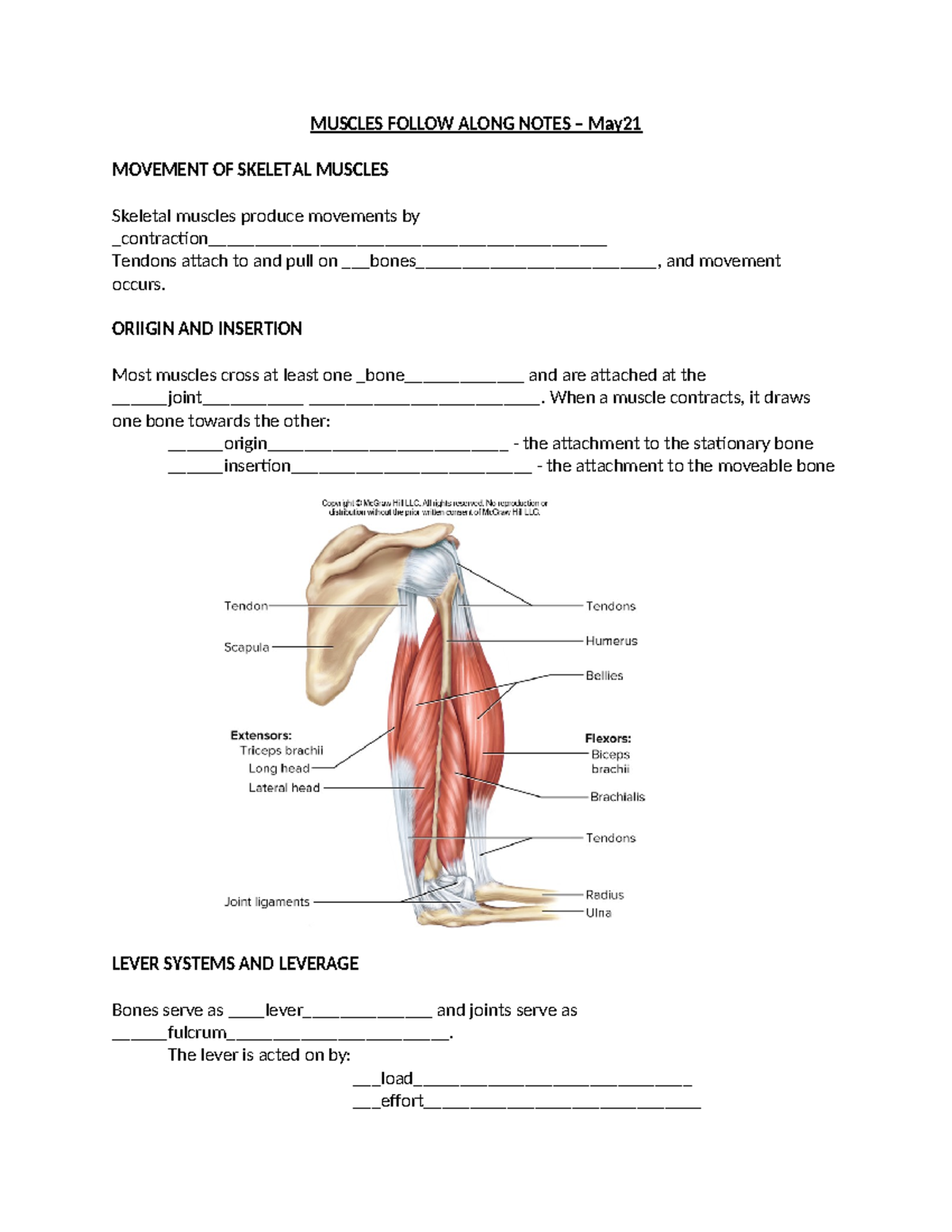 Week 1 Assignment - Wk1 aasingment - MUSCLES FOLLOW ALONG NOTES – May ...