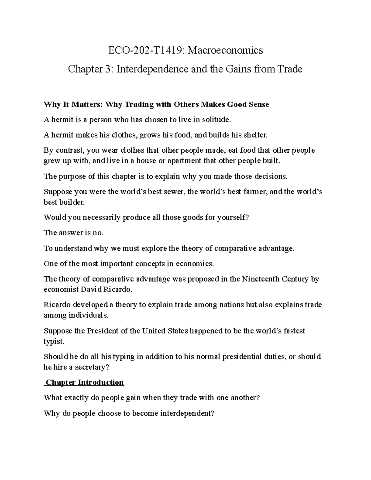 Chapter 3 Interdependence and the Gains from Trade - Deprecated API ...