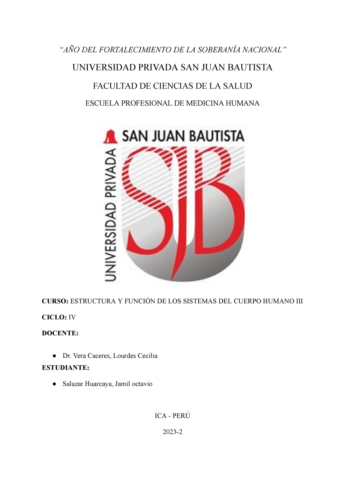 Informe Semana - 9 - ,,, - “AÑO DEL FORTALECIMIENTO DE LA SOBERANÍA ...