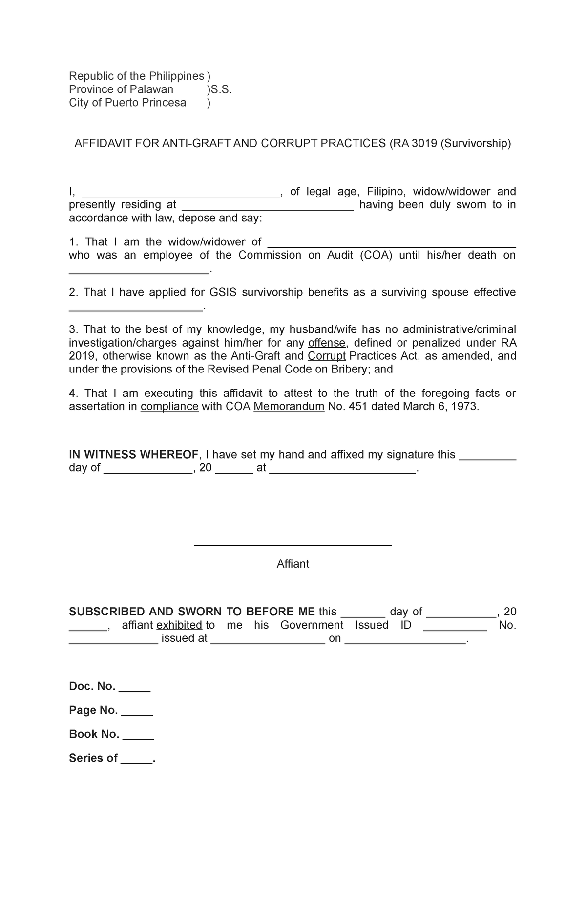 affidavit-for-anti-graft-and-corrupt-practices-ra-3019-survivorship