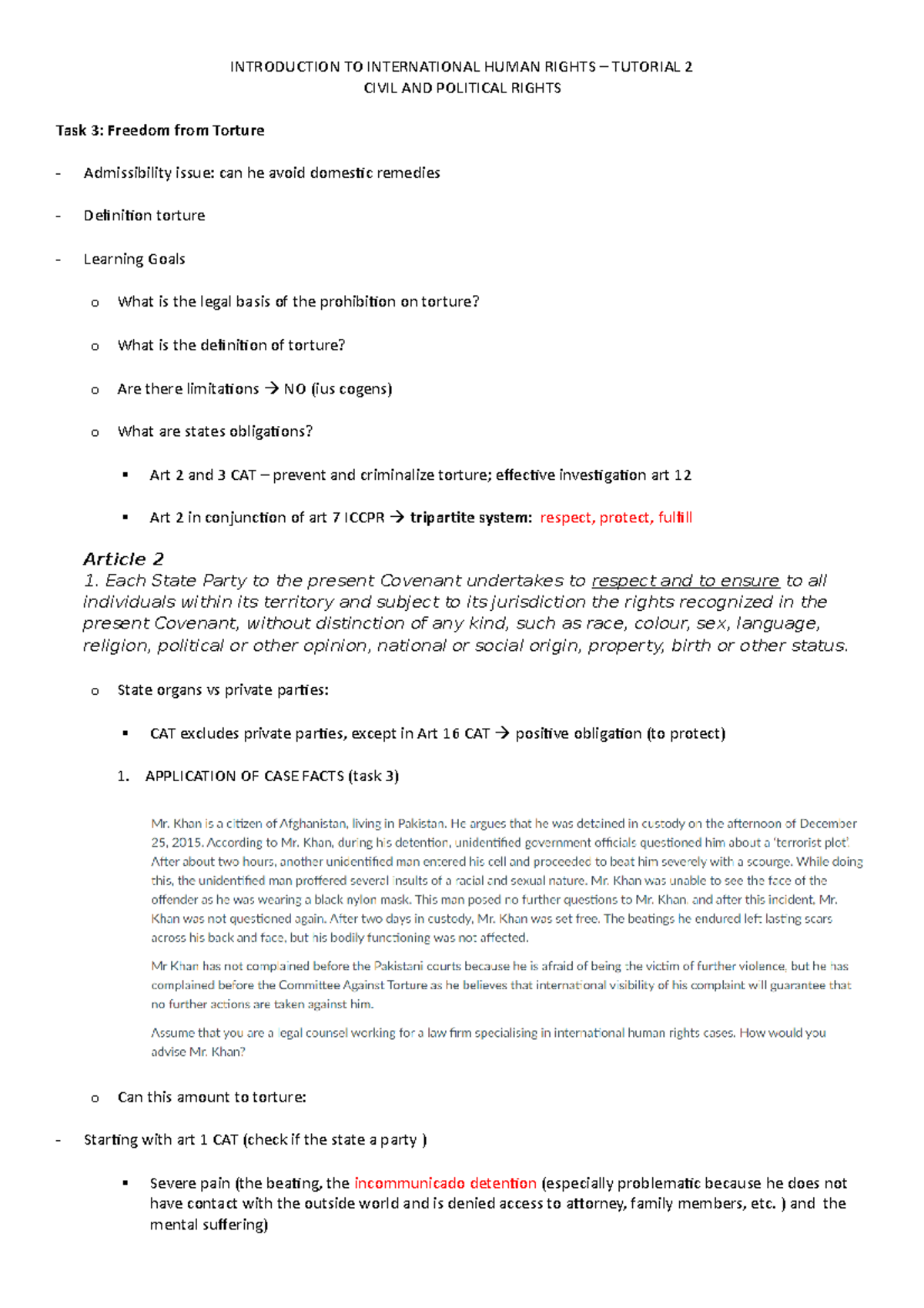 IIHR - Tutorial 2 - INTRODUCTION TO INTERNATIONAL HUMAN RIGHTS ...