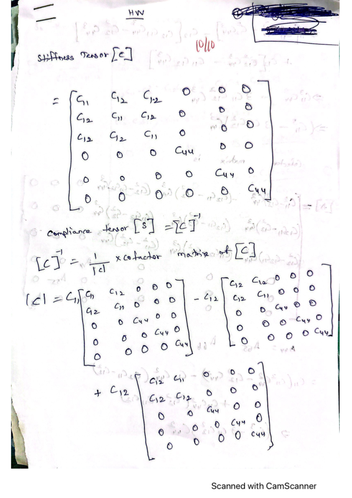 matrices assignment