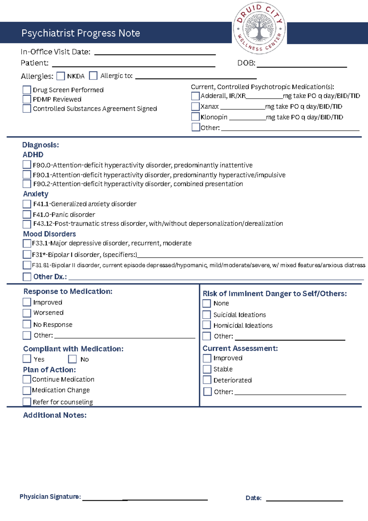 Drsignhprogressnotes - Patient: Drug Screen Performed PDMP Reviewed ...