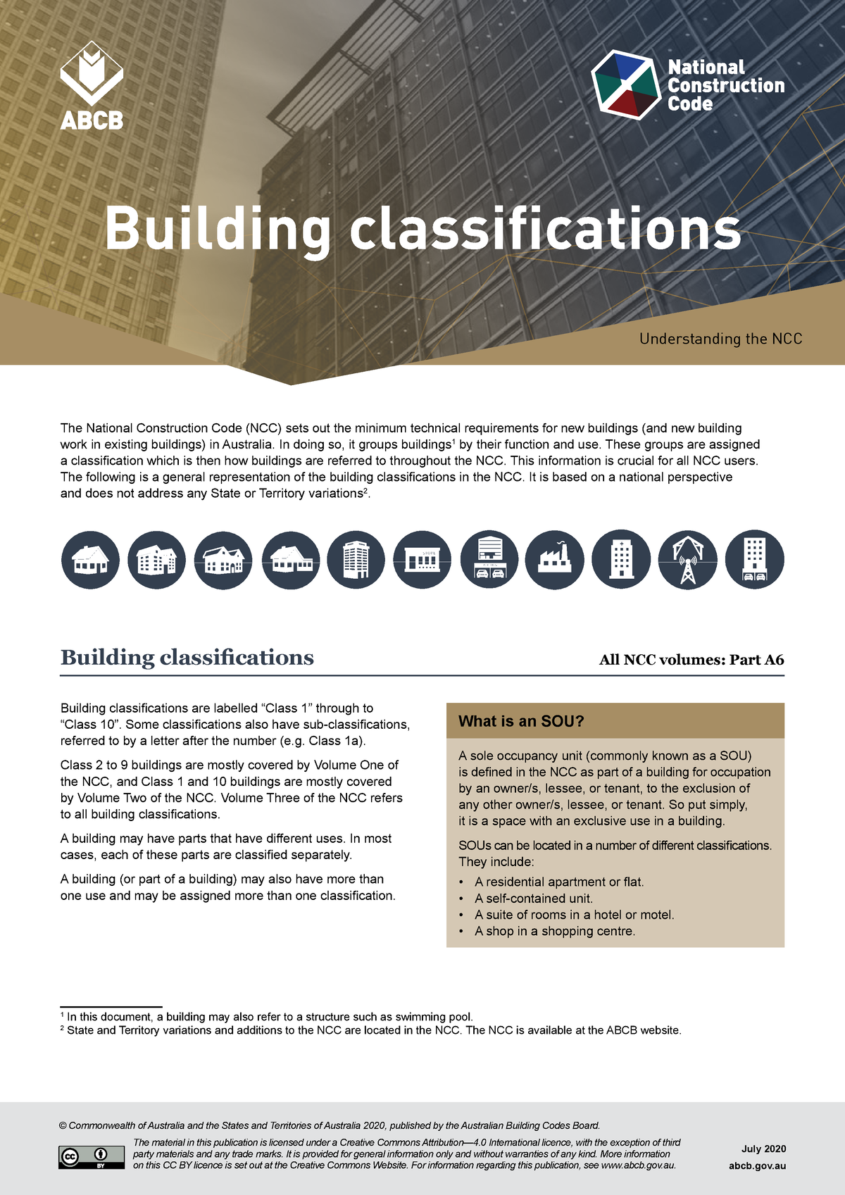 Building Class Types ABCB Understanding the NCC Building