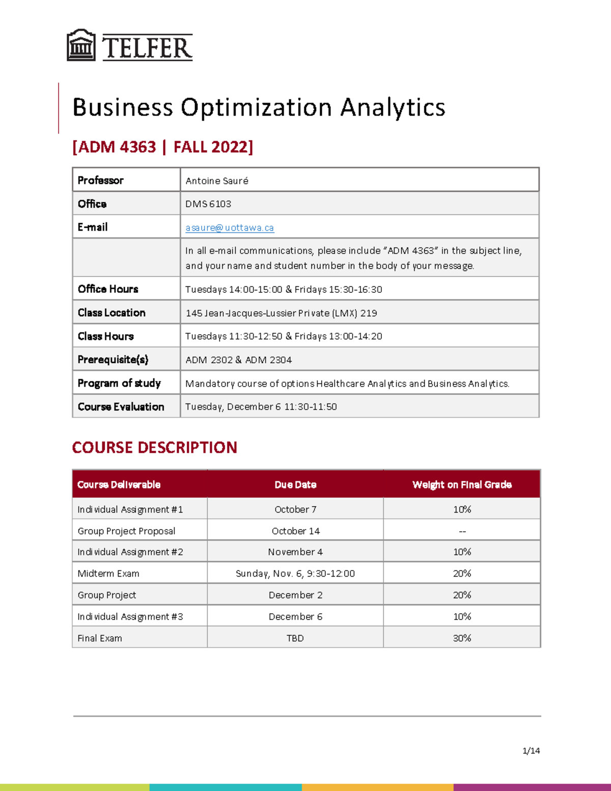 Course Outline - THIS IS A SYLLABUS THIS IS A SYLLABUS THIS IS A ...