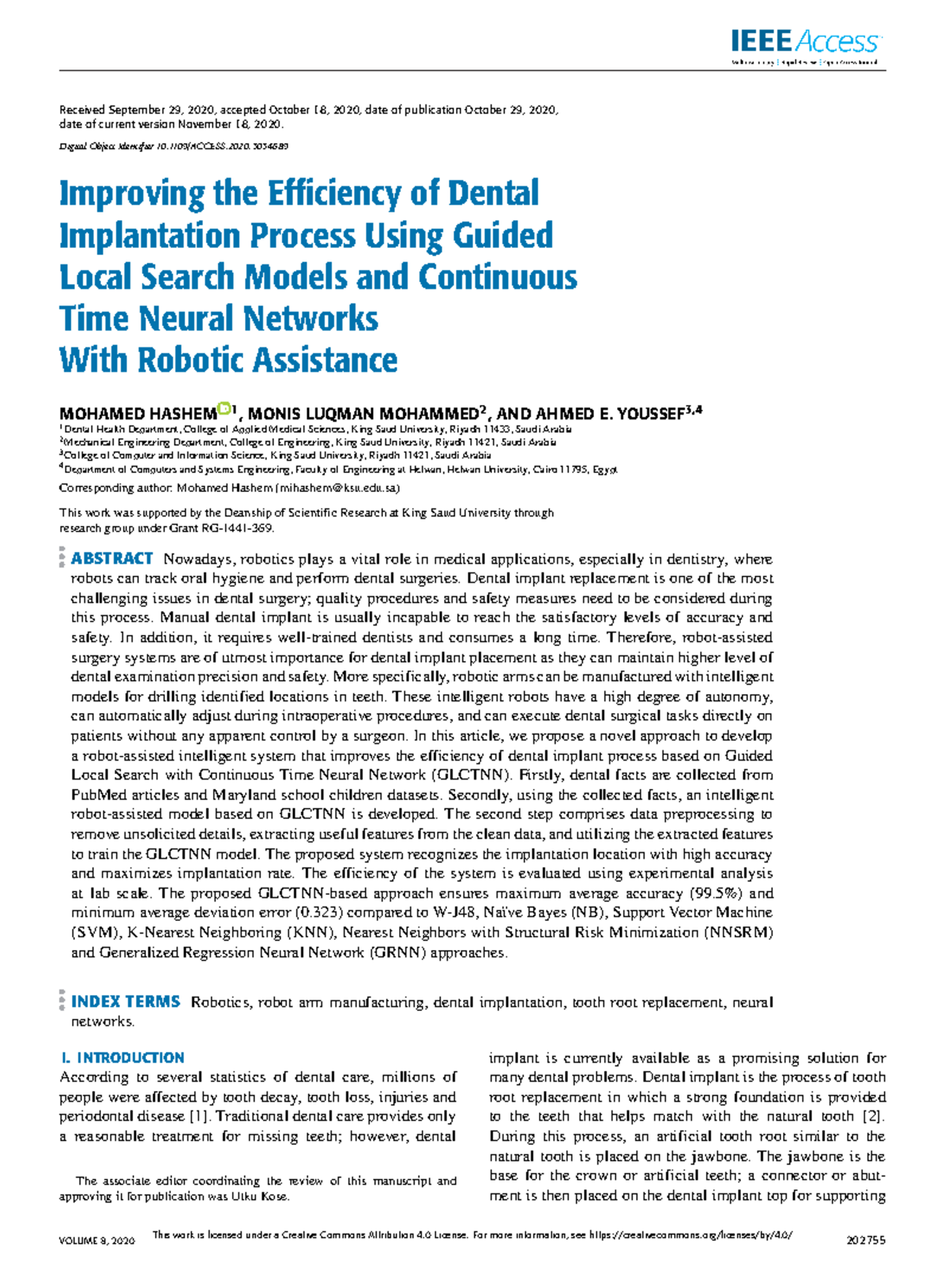 Improving the Efficiency of Dental Implantation Process Using Guided ...