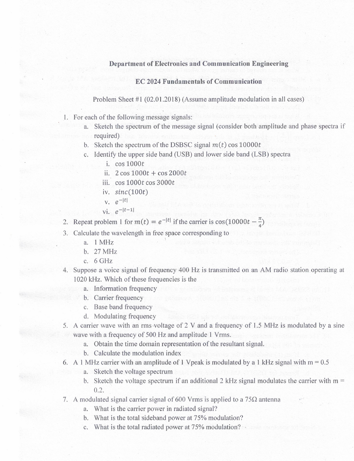 EXAM QUESTIONS AND ANSWERS - Fundamentals Of Communication - Studocu