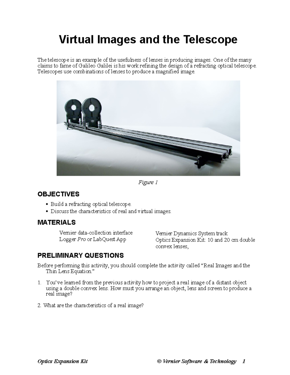 OEK-03-virtual images and the telescope - Optics Expansion Kit ...