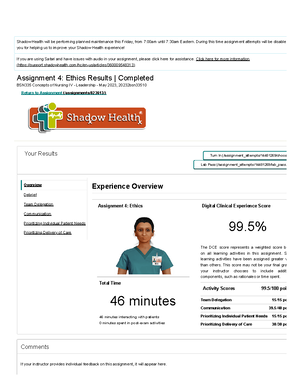 shadow health assignment 3 conflict management prioritize delivery of care