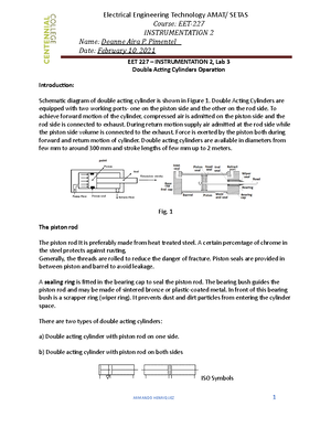 EET227 Lab-1 - Lab report - Electrical Engineering Technology AMAT ...