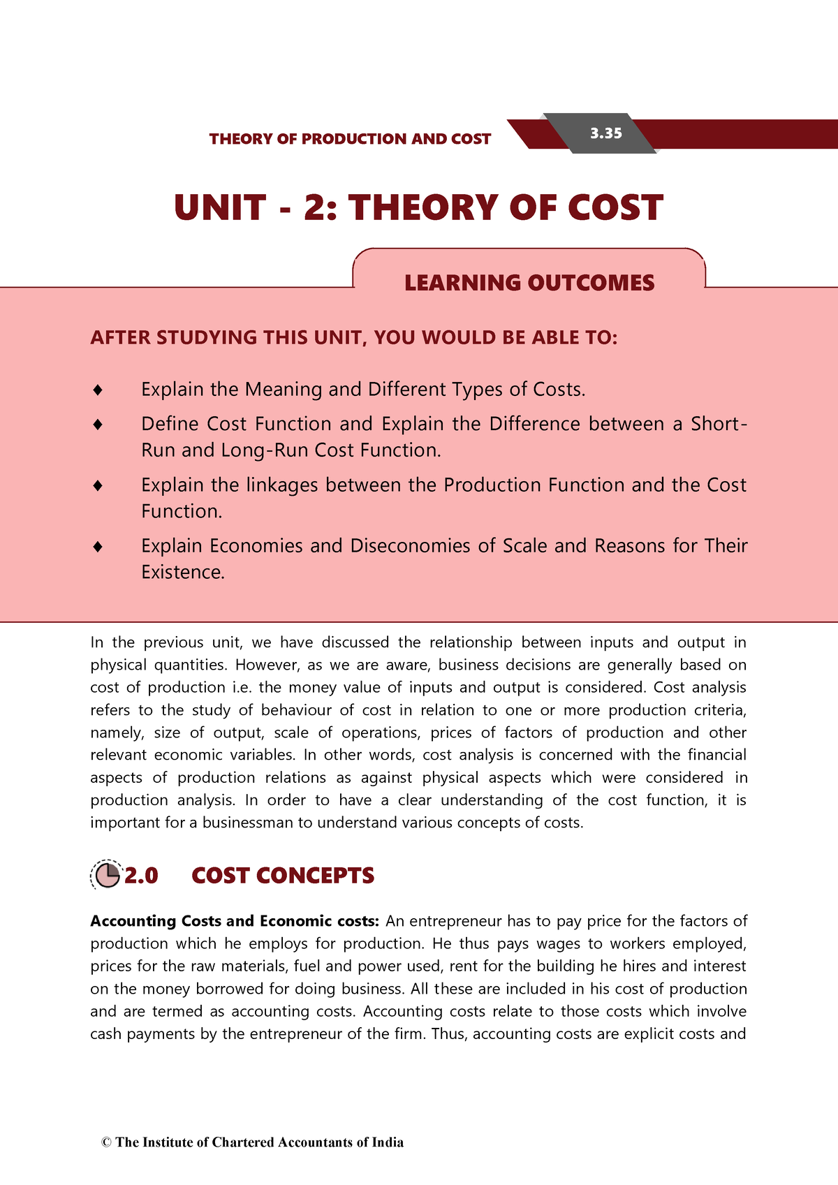 Eco 22 - Hhhhhhhhhhhhhhhhhhhhhhhhhhhhh - V ####### THEORY OF PRODUCTION ...