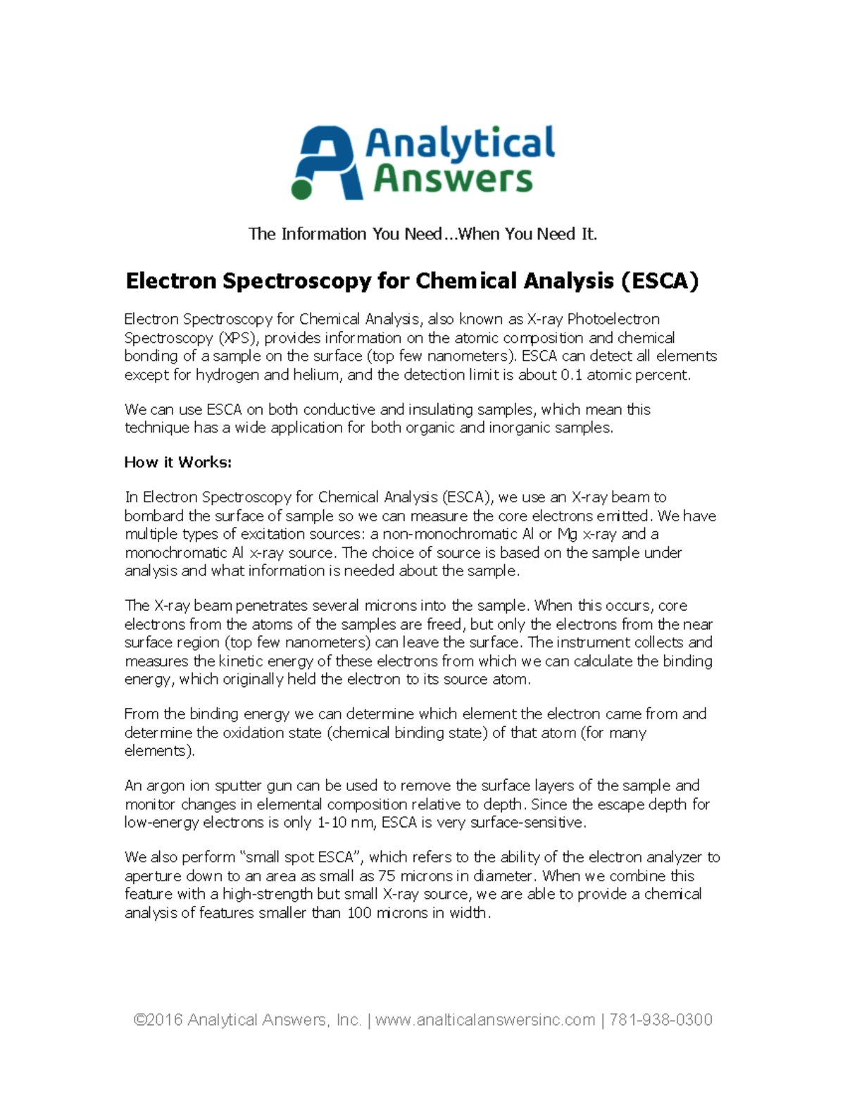 Escacapabilities Sheet - The Information You Need.. You Need It ...