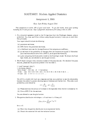 2021 Assignment 2 sol - MAST30027: Modern Applied Statistics Assignment ...