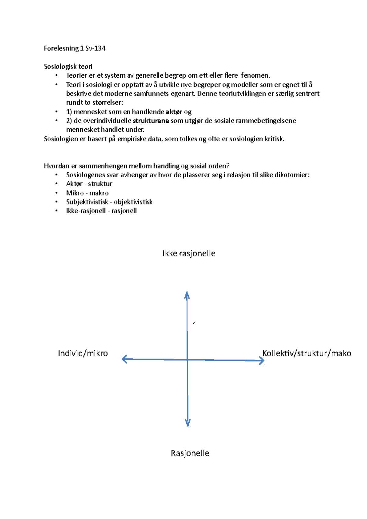 Fra Det Tradisjonelle Til Det Moderne Samfunnet - Forelesning 1 Sv ...