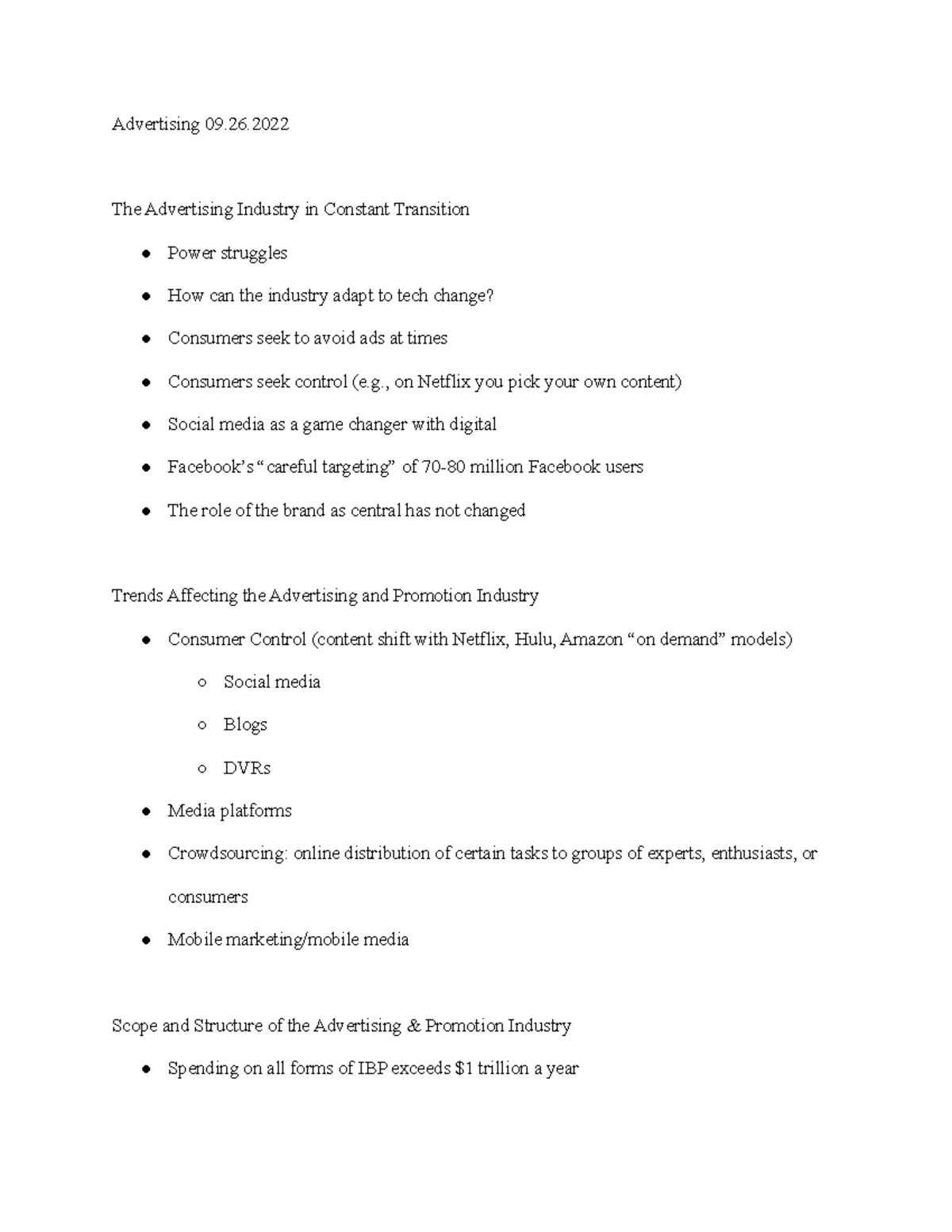 Advertising 09 - Advertising 09. The Advertising Industry in Constant ...