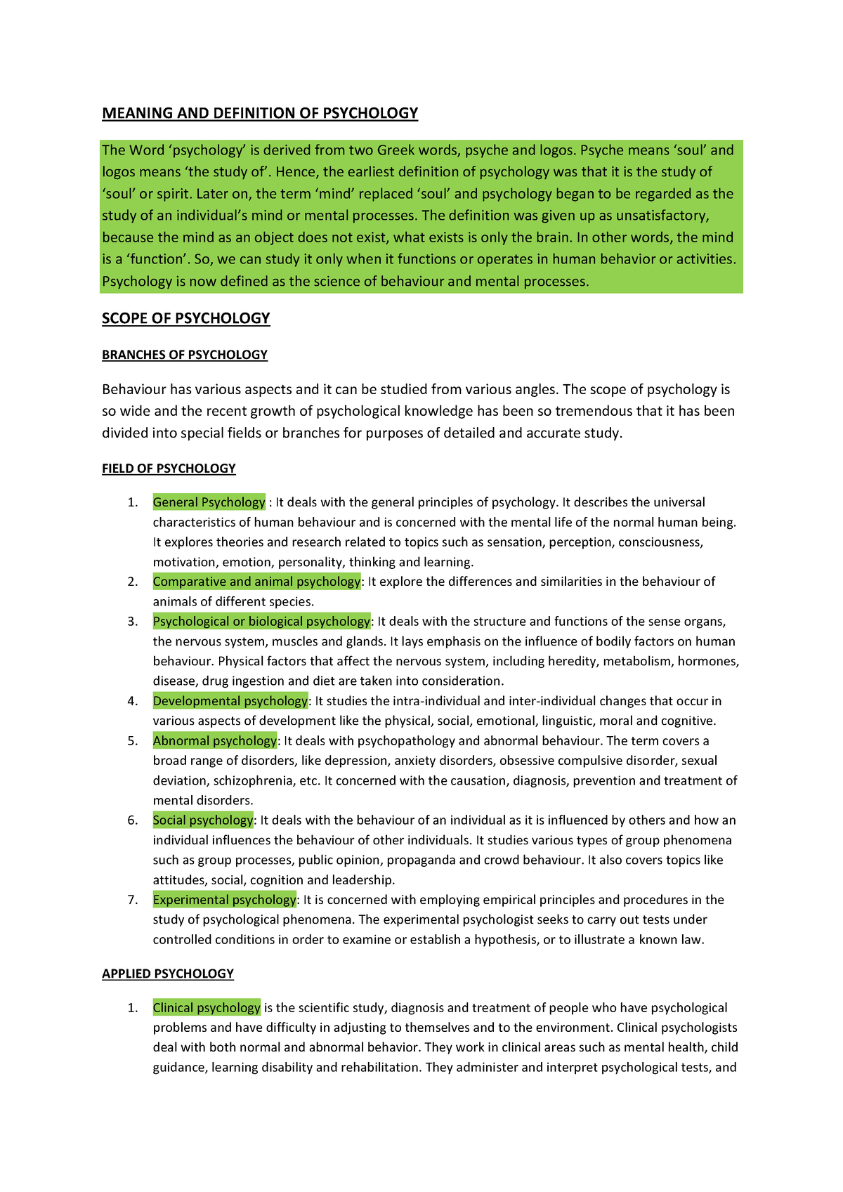 meaning-definitions-nature-and-scope-of-psychology-samar-education