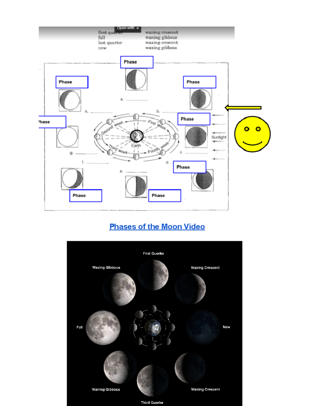 1 - gizmo for astronomy - Phases of the Moon Video Lunar and Solar ...