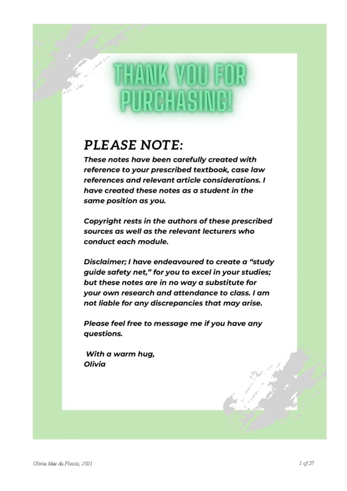 BWR310 Compressed Notes - BWR310: Law of Evidence Unit 1: a. Understand ...