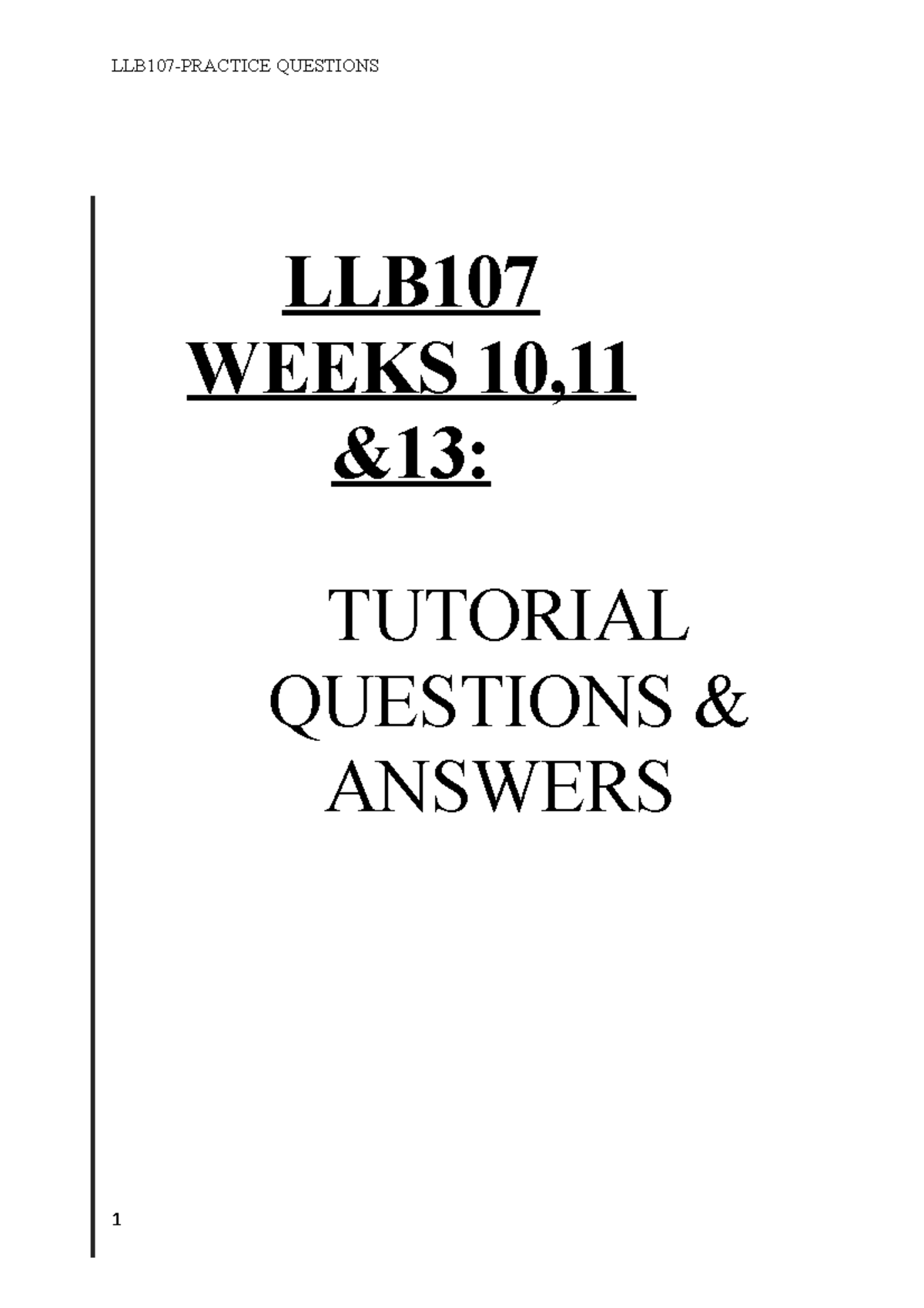 Sample/practice Exam 1 January 2019, Questions And Answers - TUTORIAL ...