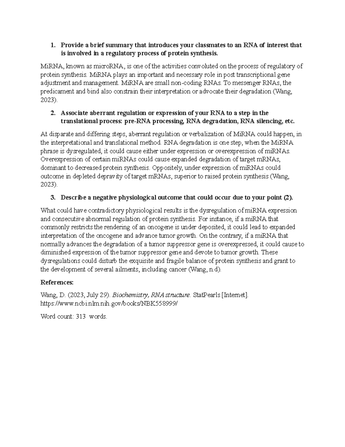 D4 - Assignment of unit four discussion. - Provide a brief summary that ...